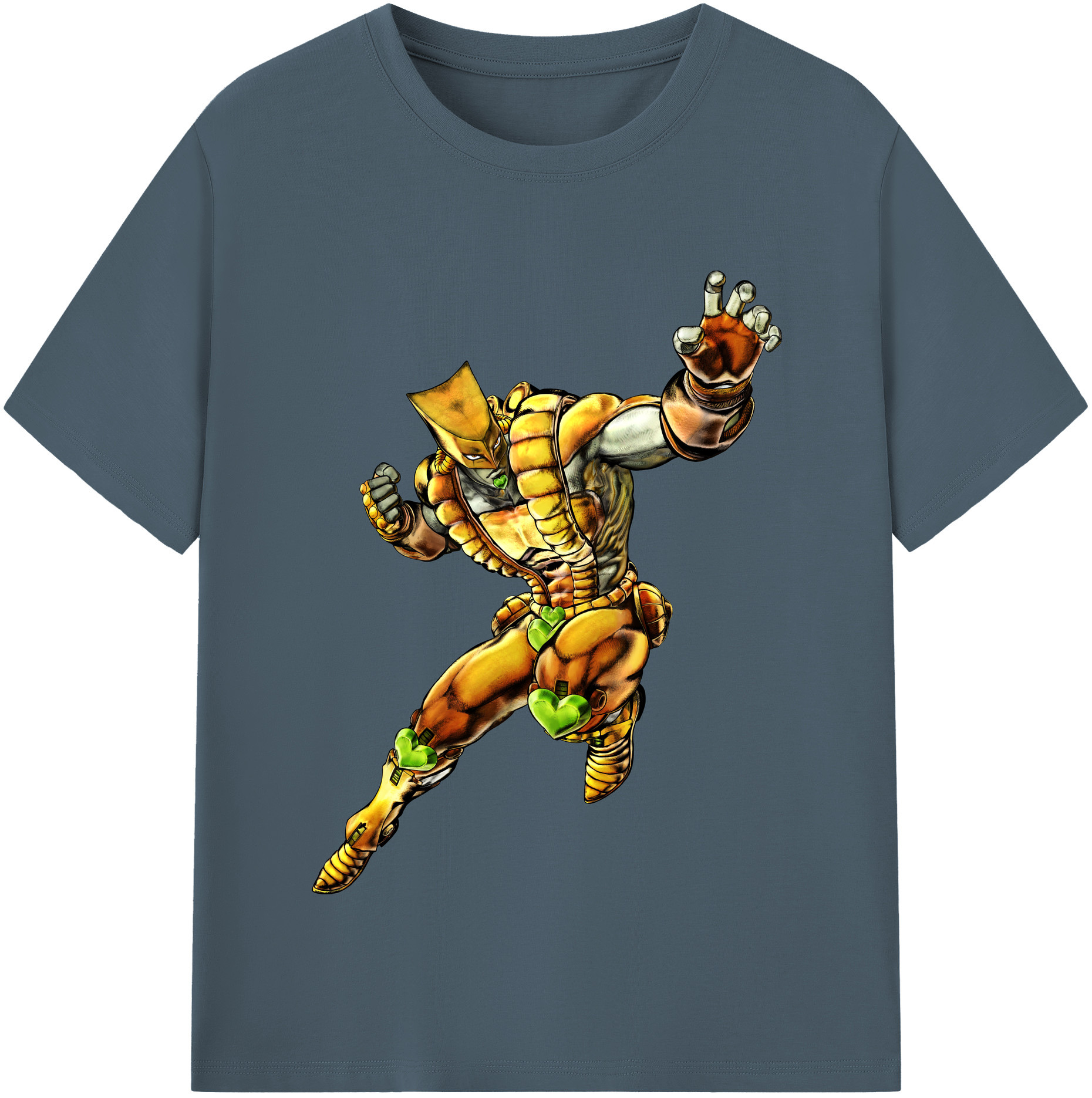 （画像用） ジョジョの奇妙な冒険 ディオ?ブランドー JoJo's Bizarre Adventure Dio Brando 綿100％半袖Tシャツ（フロントプリント）